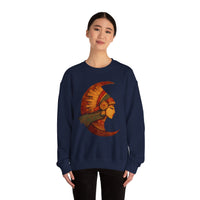 Mama Killa Crescent Headdress Inca Style Unisex Sweatshirt
