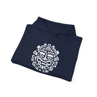 Andean Dual God Symmetry Tribal Glyph Style Unisex Hoodie