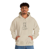 Brave Inca Girl Ink Warrior Portrait Unisex Hoodie