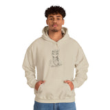 Brave Inca Girl Ink Warrior Portrait Unisex Hoodie