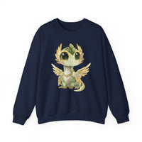 Chibi Quetzalcoatl Feathered Serpent Unisex Sweatshirt