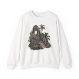 Mayan Jungle Temple Guardian Stairway Unisex Sweatshirt