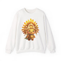 Chibi Inti Inca Sun God Cartoon Style Unisex Sweatshirt