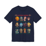 Aztec Gods Chibi Characters Pantheon Unisex T-Shirt
