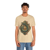Quetzalcoatl Feathered Sun Glyph Unisex T-Shirt