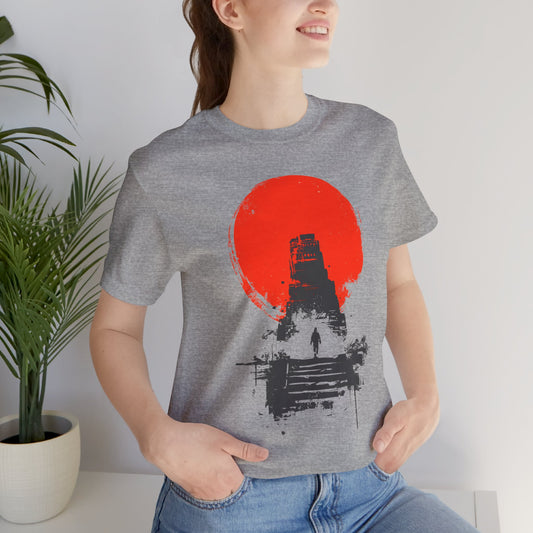 Tikal Mayan Temple Minimalist Art Unisex T-Shirt