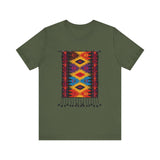 Indigenous Andean Geometric Textile Pattern Unisex T-Shirt