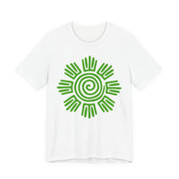 Aztec Plant Spiral Symbol Unisex T-Shirt