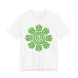 Aztec Plant Spiral Symbol Unisex T-Shirt