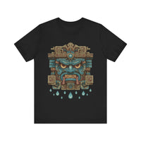Tlaloc Rain God Stone Face Glyph Unisex T-Shirt