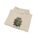 Tlaloc Ancient Rain Mask Glyph Unisex Hoodie