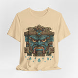 Tlaloc Rain God Stone Face Glyph Unisex T-Shirt