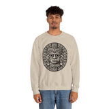 Aztec Totem Mesoamerican Art Illustration Unisex Sweatshirt