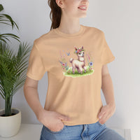 Baby Llama Inca Blossom Crown Unisex T-Shirt