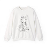 Brave Inca Girl Ink Warrior Portrait Unisex Sweatshirt
