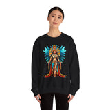 Wonder Aztec Queen Warrior Illustration Unisex Sweatshirt