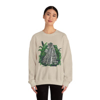 Ancient Mayan Jungle Temple Steps Unisex Sweatshirt