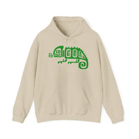 Mesoamerican Chameleon Symbol Unisex Hoodie