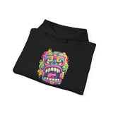 Graffiti Mayan Skull Cartoon Style Unisex Hoodie
