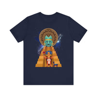 Celestial Aztec Ritual Illustration Unisex T-Shirt