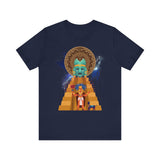 Celestial Aztec Ritual Illustration Unisex T-Shirt