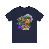 Aztec Quetzalcoatl Priestess Under Moon Unisex T-Shirt