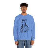 Inca Warrior Woman Fierce Andean Spirit Design Unisex Sweatshirt