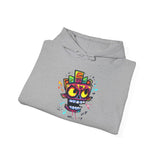Cyber Aztec Skull Cartoon Style Unisex Hoodie