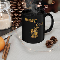 Marked by the Gods Maya Offering Black Mug