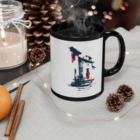 Cuzco Steps Heritage Minimalist Art Black Mug