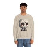 Adorable Tribal Aztec Skull Glow Unisex Sweatshirt