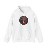 Sacred Fire Tribal Ceremony Glyph Style Unisex Hoodie