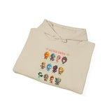 Aztec Gods Chibi Characters Pantheon Unisex Hoodie