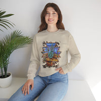 Aztec Turquoise Cactus Desert Landscape Unisex Sweatshirt