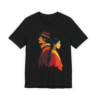 Cultural Heritage Native Portrait Design Unisex T-Shirt