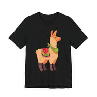 Peru Culture Llama Graphic Unisex T-Shirt