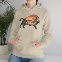 Aztec Buffalo Desert Sunset Silhouette Unisex Hoodie