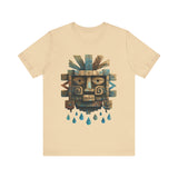 Tlaloc Ancient Rain Mask Glyph Unisex T-Shirt