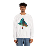 Machu Picchu Minimalist Sacred City Unisex Sweatshirt