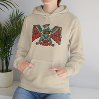 Aztec Solar Eagle Emblem Illustration Unisex Hoodie