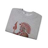 Young Warrior Glyph Pre-Hispanic Style Unisex Sweatshirt