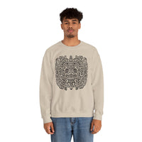 Mythic Mayan God Symbol Unisex Sweatshirt