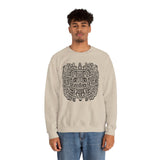 Mythic Mayan God Symbol Unisex Sweatshirt
