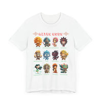 Aztec Gods Chibi Characters Pantheon Unisex T-Shirt