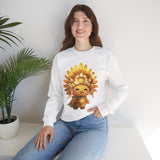 Chibi Inti Inca Sun God Cartoon Style Unisex Sweatshirt