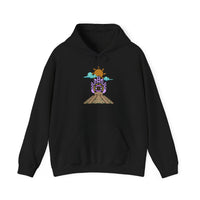 Eye of the Sun Pyramid Illustration Unisex Hoodie