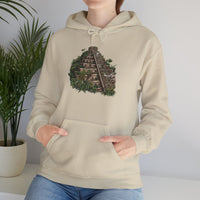 Mayan Jungle Pyramid Ruins Graphic Unisex Hoodie