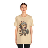 Fierce Chibi Jaguar Warrior Mayan Style Unisex T-Shirt