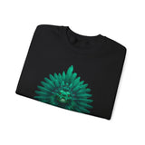 Quetzalcoatl Feathered Serpent God Dark Portrait Unisex Sweatshirt