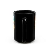 Sacred Llama of the Inca Andes Black Mug